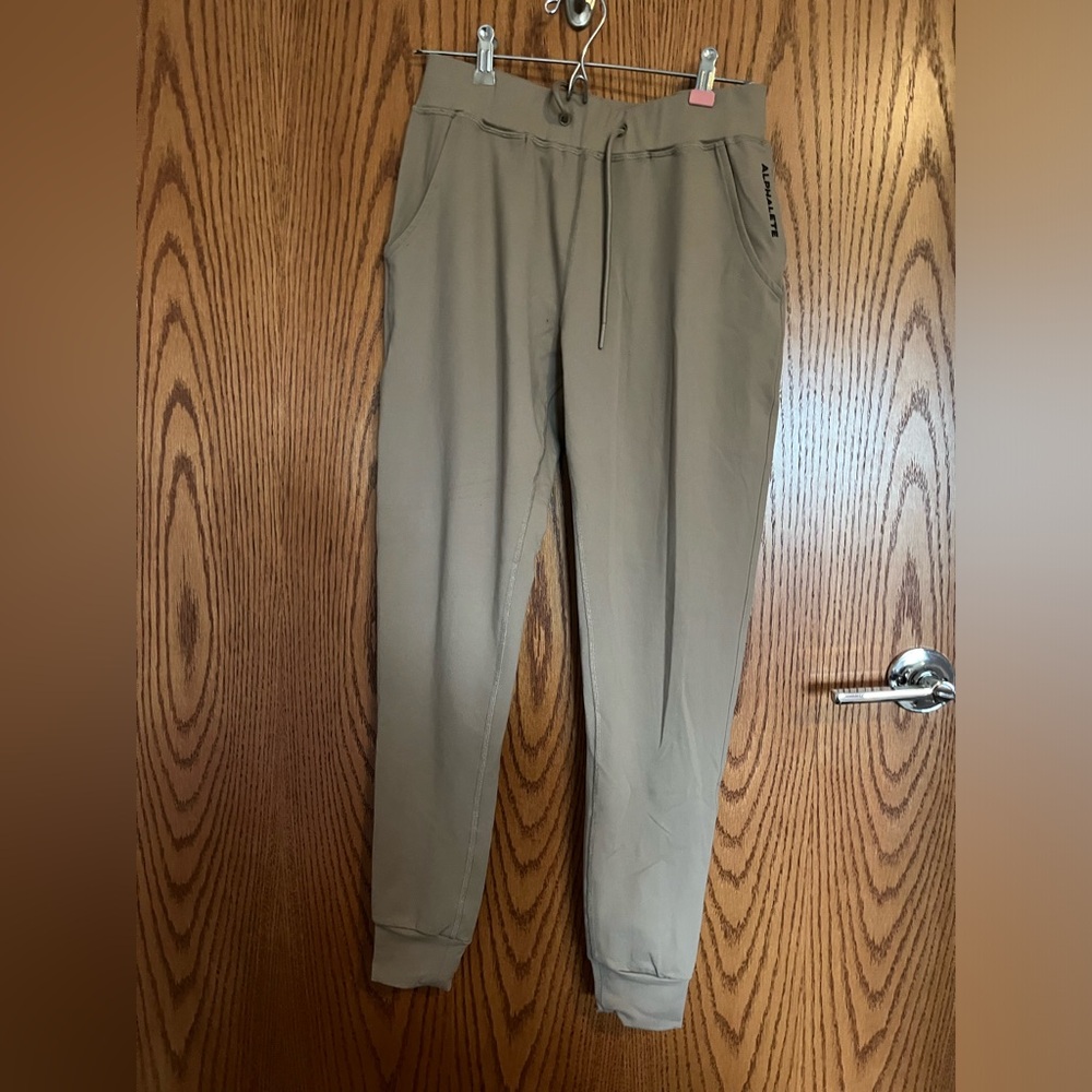 Alphalete tan joggers